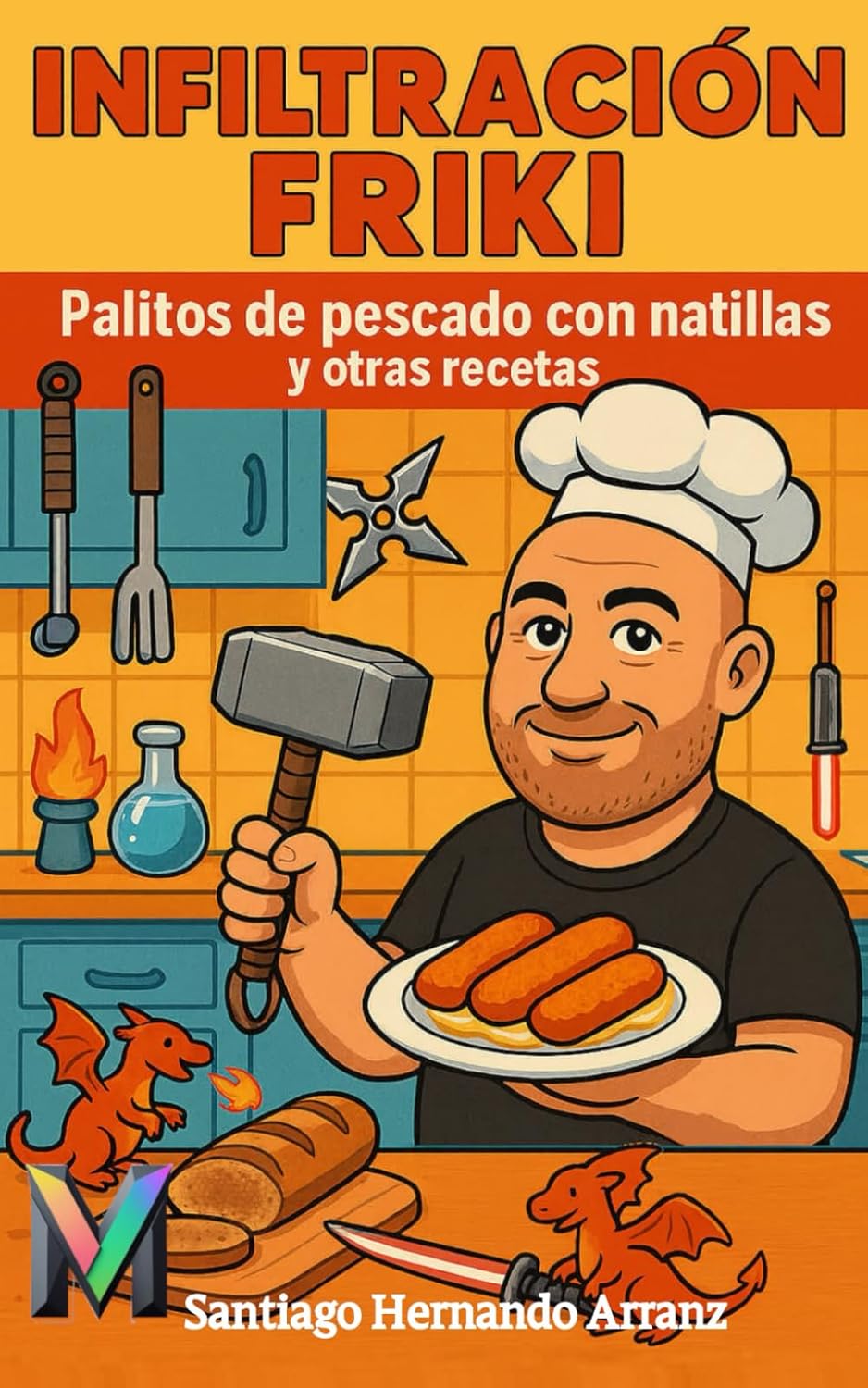 Portada de Palitos de pescado con natillas y otras recetas